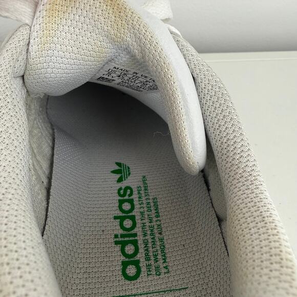Adidas Mens Superstar Vegan Leather Classic Lace-Up White/Black Sneaker Shoes 5